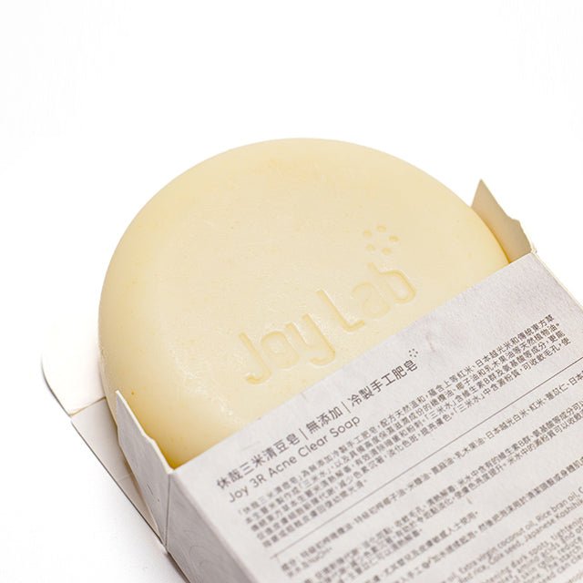 休哉三米清痘皂 3R Acne Clearing Soap - Joy Lab Limited  休哉三米清痘皂 3R Acne Clearing SoapDescription

「休哉三米清痘皂」為無添加冷製手工肥皂，配方天然溫和，蘊